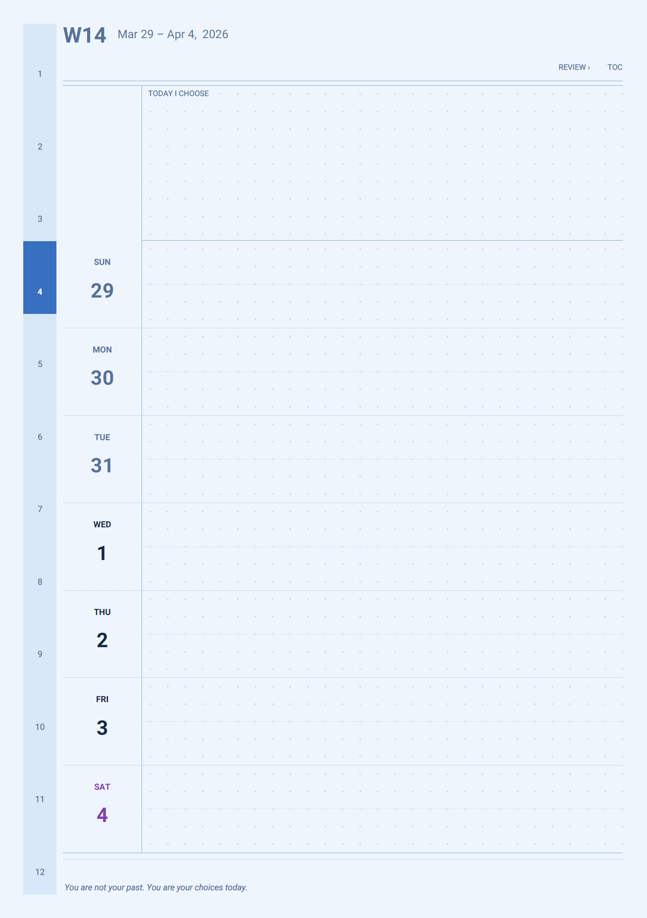 Recovery weekly spread