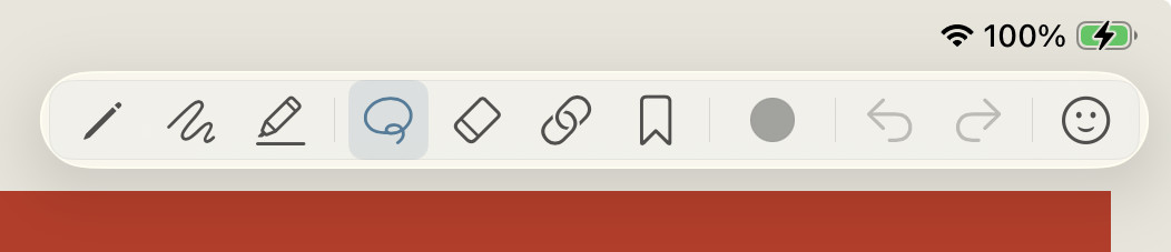 Closeup image of toolbar with lasso icon selected.